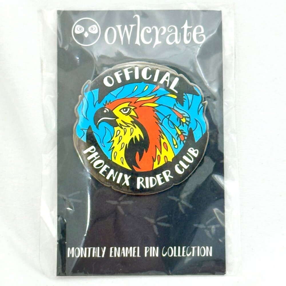 Official Phoenix Rider Club Enamel Pin By Owlcrate - New in Package